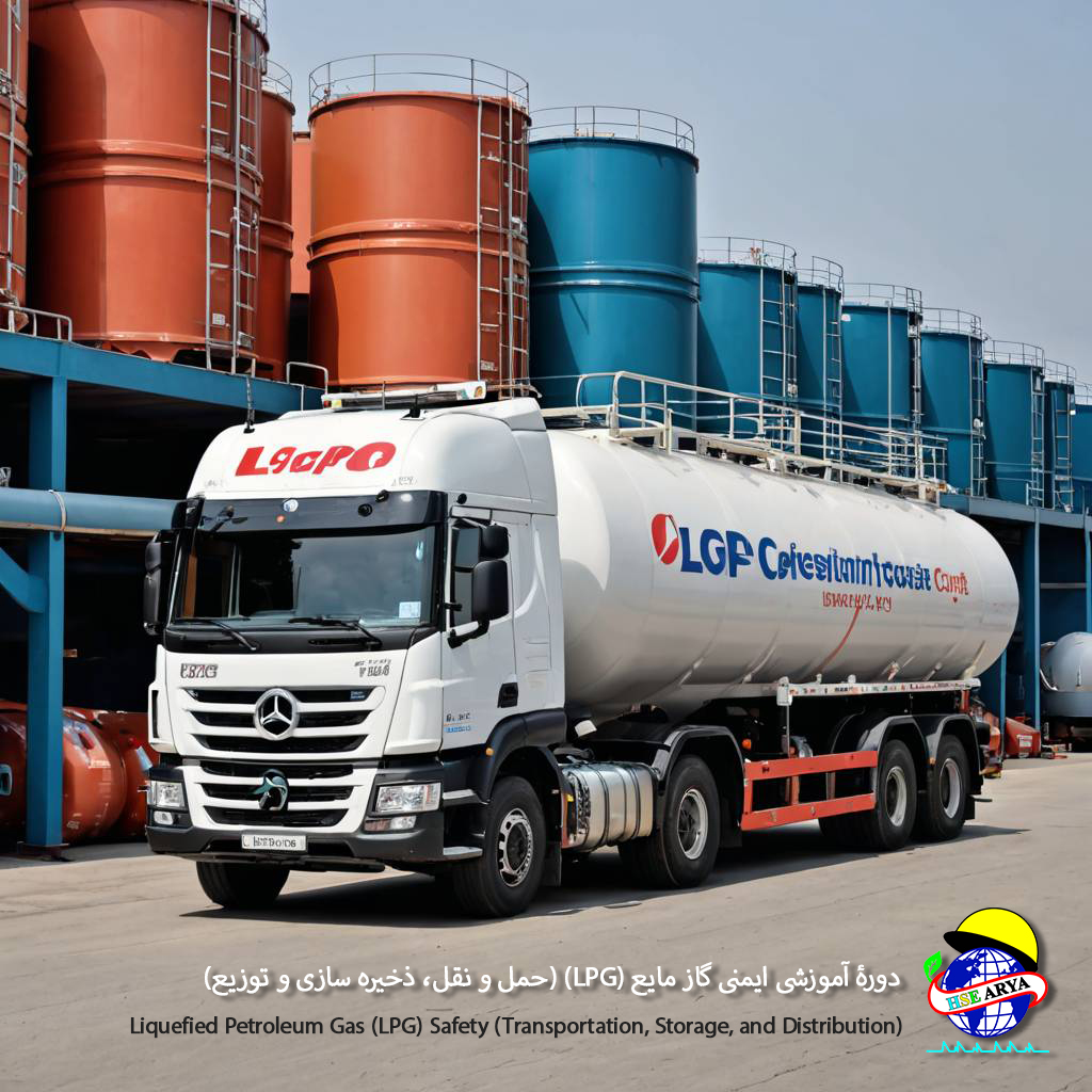 دورۀ آموزشی ایمنی گاز مایع (LPG) (حمل و نقل، ذخیره سازی و توزیع) - Liquefied Petroleum Gas Safety (Transportation, Storage, and Distribution) - HSE Arya